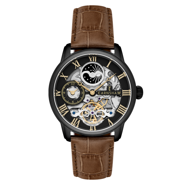 earnshaw Automatic Skeleton Anchor Black