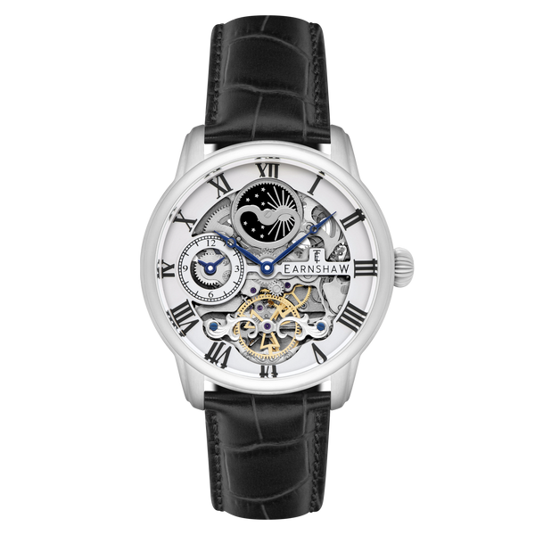 earnshaw Automatic Skeleton Classic White