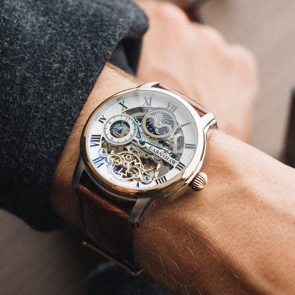 Earnshaw Automatic Skeleton Fine Brown