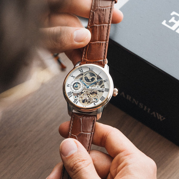 Earnshaw Automatic Skeleton Fine Brown