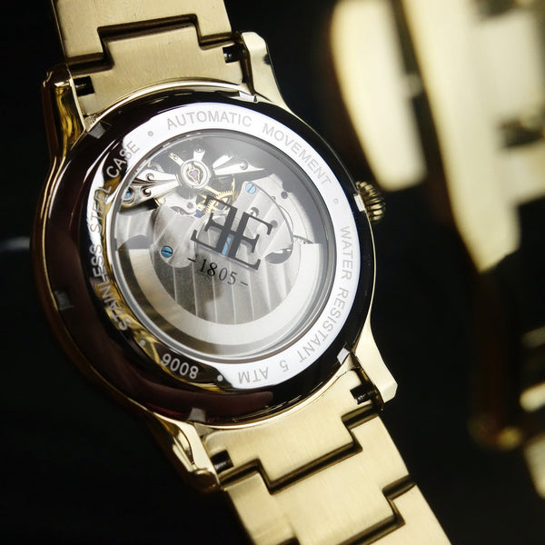 Earnshaw Automatic Skeleton Ingot Gold