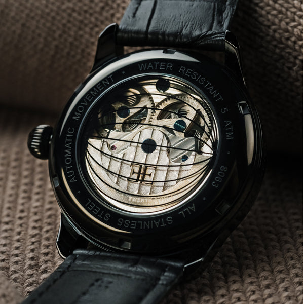 Earnshaw Automatic Stealth Black