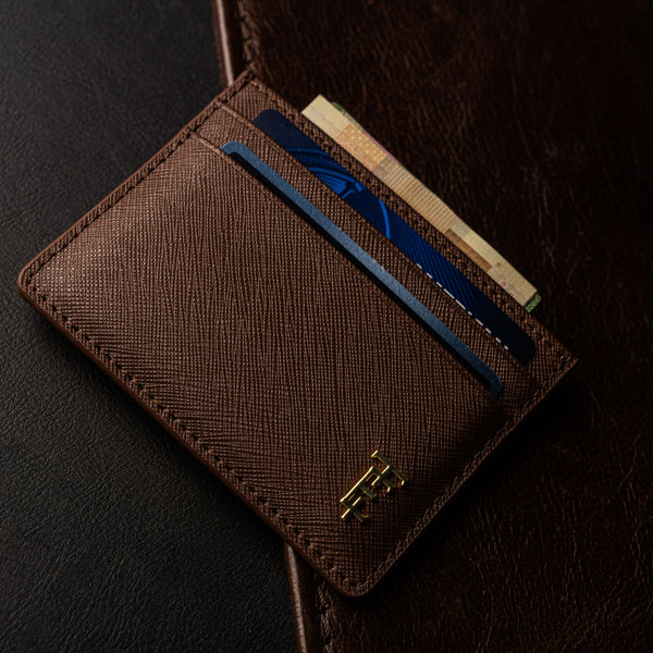 Earnshaw CARDHOLDER Auburn Brown