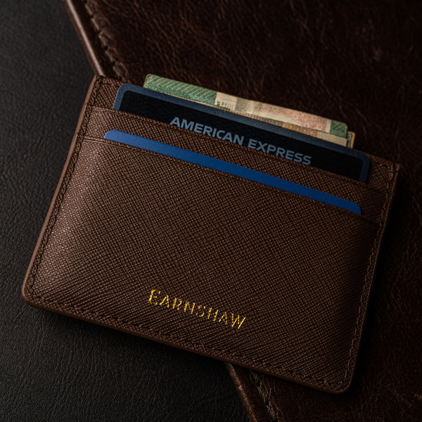 Earnshaw CARDHOLDER Auburn Brown