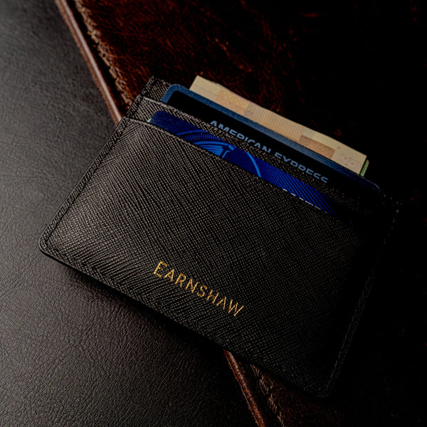 Earnshaw CARDHOLDER Obsidian Noir