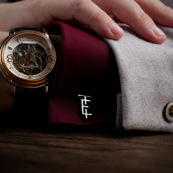 Earnshaw CUFFLINKS Gunmetal