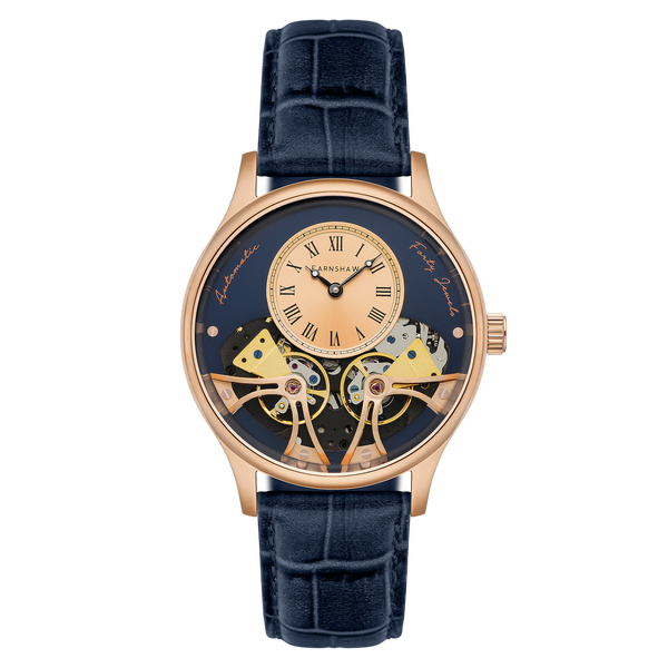 earnshaw Double Barrel Automatic Deep Rose