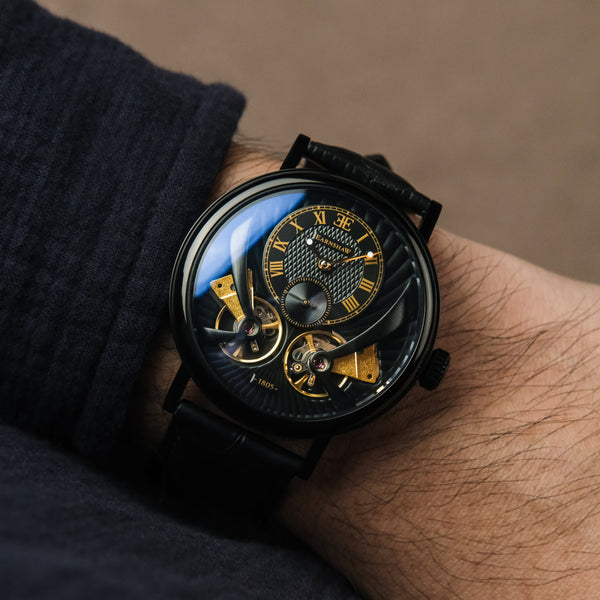 Earnshaw Double Barrel Automatic Enigma Black