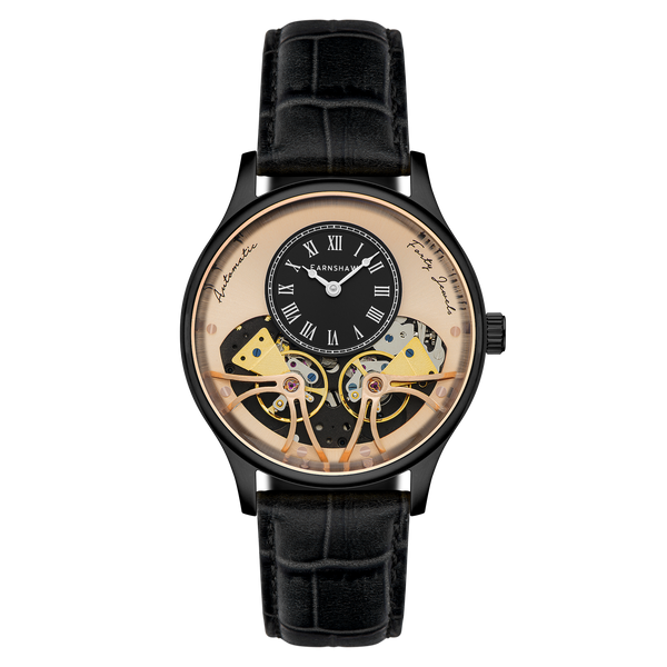 earnshaw Double Barrel Automatic Midnight Rose
