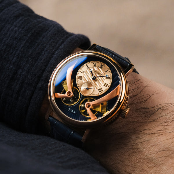 Earnshaw Double Barrel Automatic Regency Blue