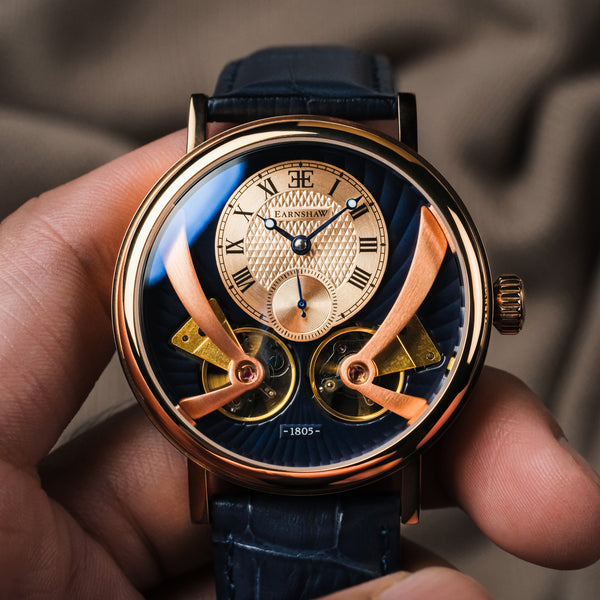 Earnshaw Double Barrel Automatic Regency Blue