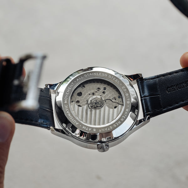 Earnshaw Double Barrel Automatic Steely Blue