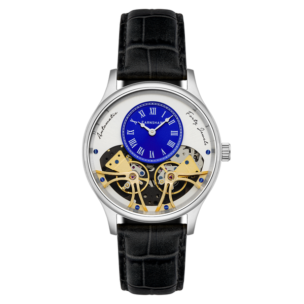 earnshaw Double Barrel Automatic Steely Blue