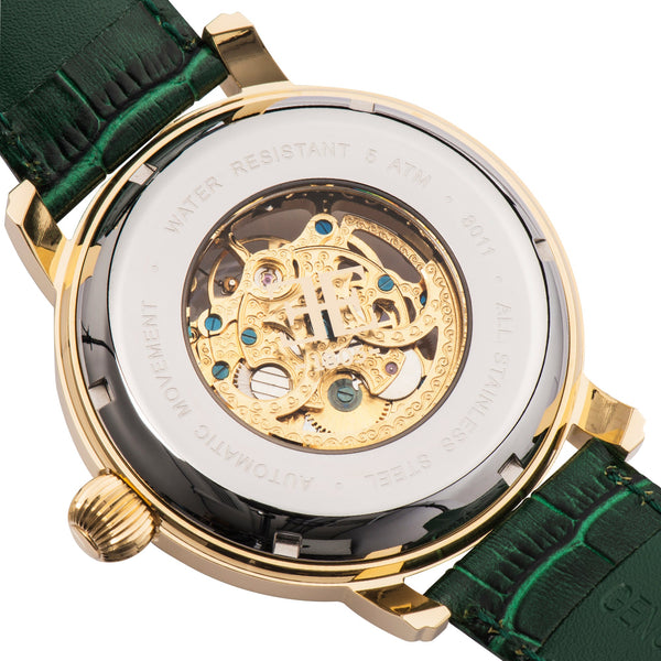 Earnshaw Grande Skeleton Automatic Emerald Green