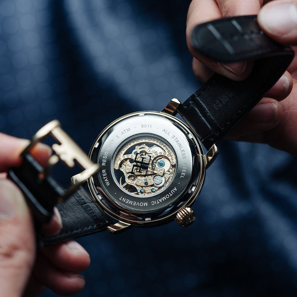 Earnshaw Grande Skeleton Automatic Laurel Gold