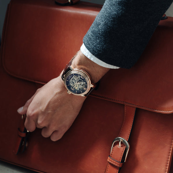 Earnshaw Grande Skeleton Automatic Rose Gold