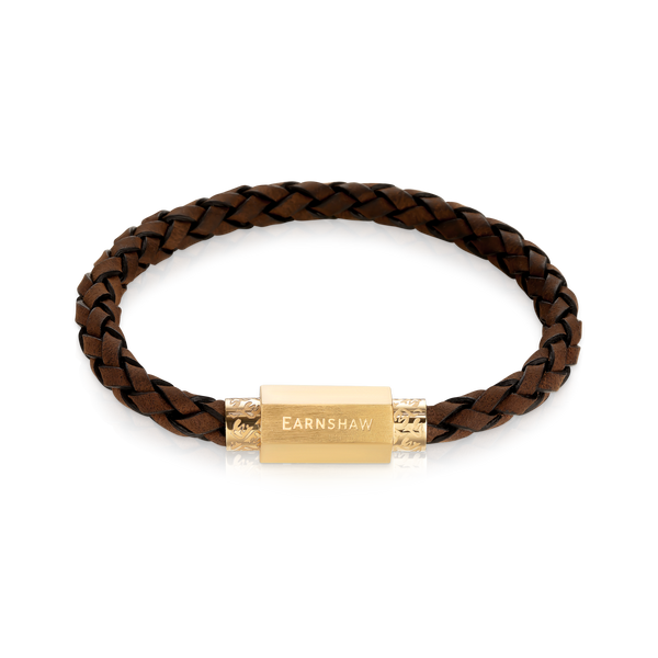 earnshaw LEATHER BRACELET Golden Oak