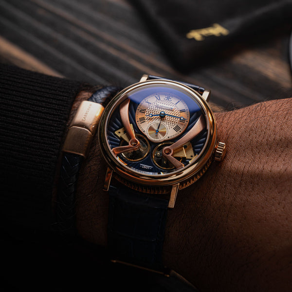 Earnshaw LEATHER BRACELET Midnight Rose