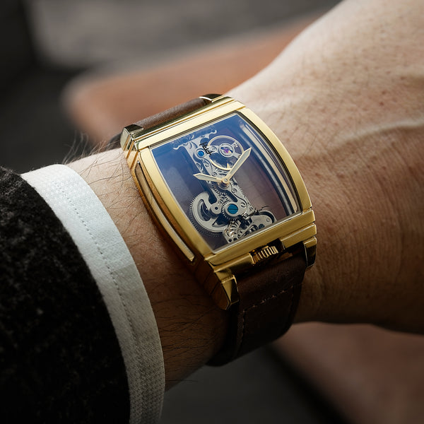 Earnshaw Mechanical Golden Brown