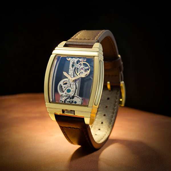 Earnshaw Mechanical Golden Brown