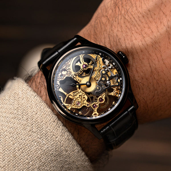 Earnshaw Mechanical Skeleton Black