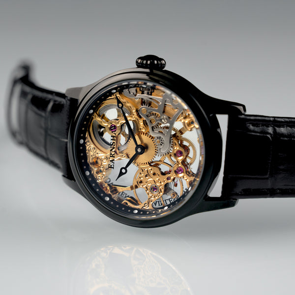 Earnshaw Mechanical Skeleton Black