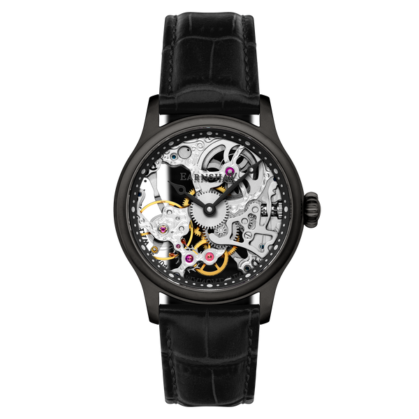 earnshaw Mechanical Skeleton Coal Black