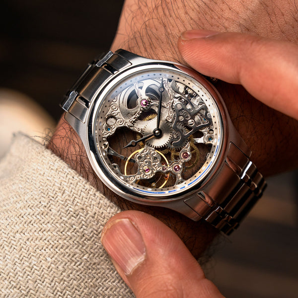 Earnshaw Mechanical Skeleton Pure Steel