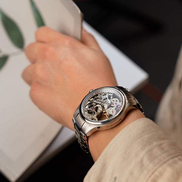 Earnshaw Mechanical Skeleton Pure Steel