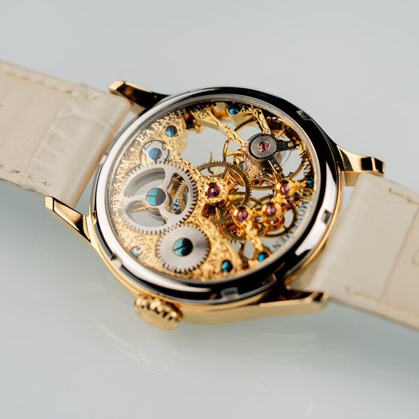 Earnshaw Mechanical Skeleton Sandy Gold