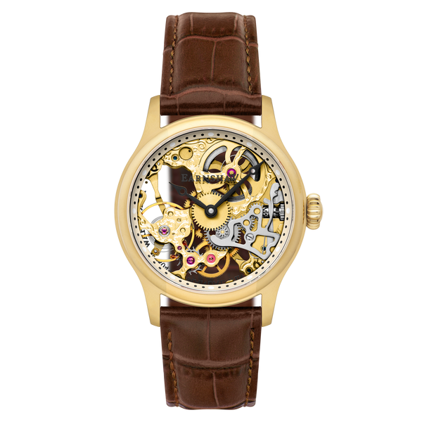 earnshaw Mechanical Skeleton Structured Gold