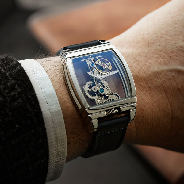 Earnshaw Mechanical White Silver