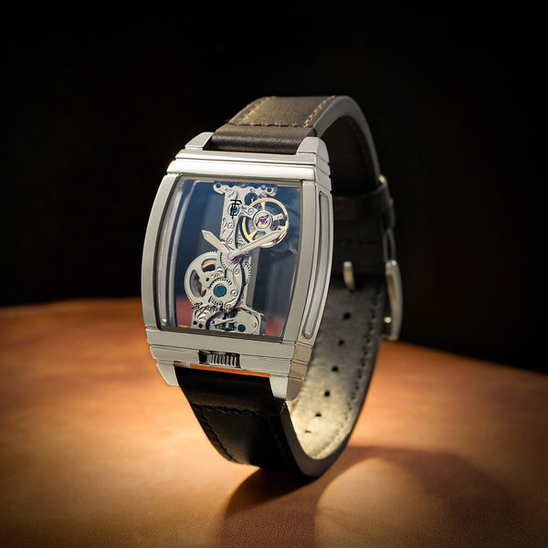 Earnshaw Mechanical White Silver