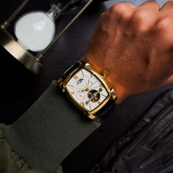 Earnshaw Multifunction Automatic Silver Gold