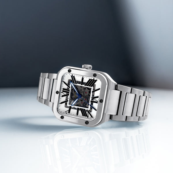 Earnshaw Skeleton Automatic Alabaster White