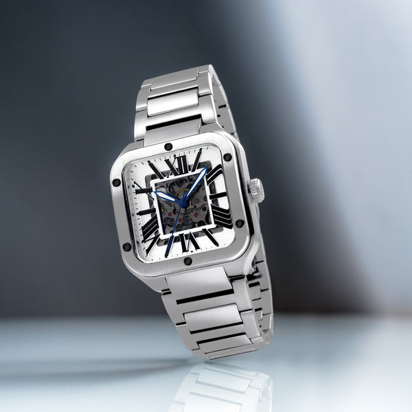 Earnshaw Skeleton Automatic Alabaster White