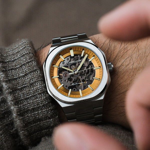 Earnshaw Skeleton Automatic Chino