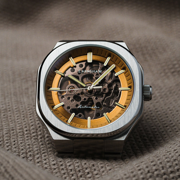 Earnshaw Skeleton Automatic Chino