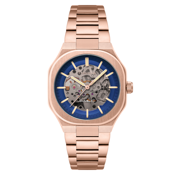 earnshaw Skeleton Automatic Electric Blue