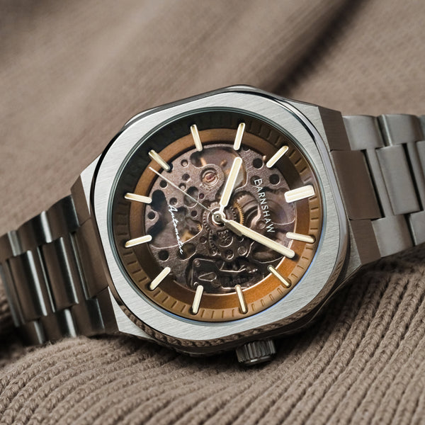 Earnshaw Skeleton Automatic Espresso Brown