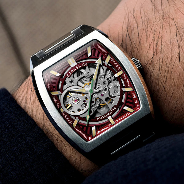 Earnshaw Skeleton Automatic Merlot