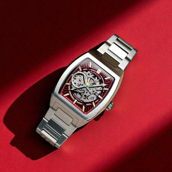 Earnshaw Skeleton Automatic Merlot