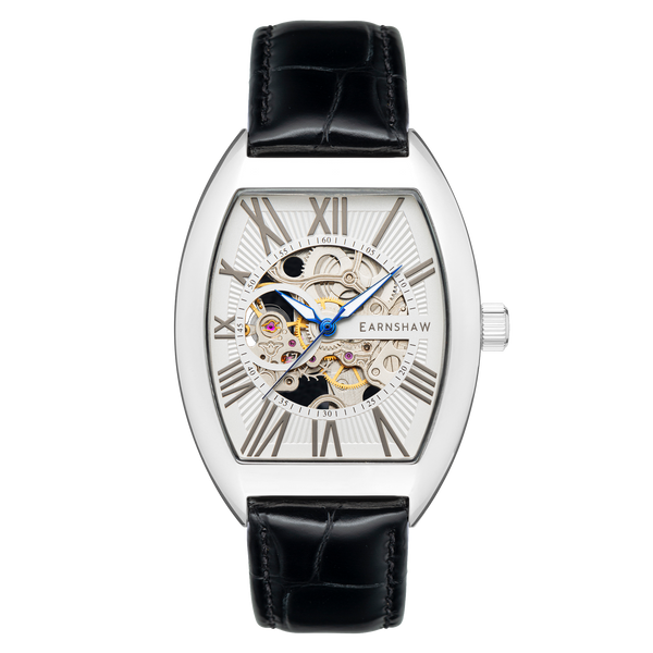 earnshaw SKELETON AUTOMATIC Morning Coat White