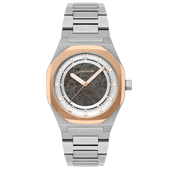 earnshaw Skeleton Automatic Morning Gold