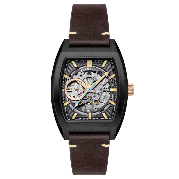 earnshaw Skeleton Automatic Sable Black