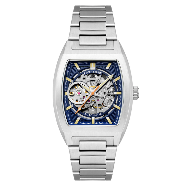earnshaw Skeleton Automatic Steel Blue