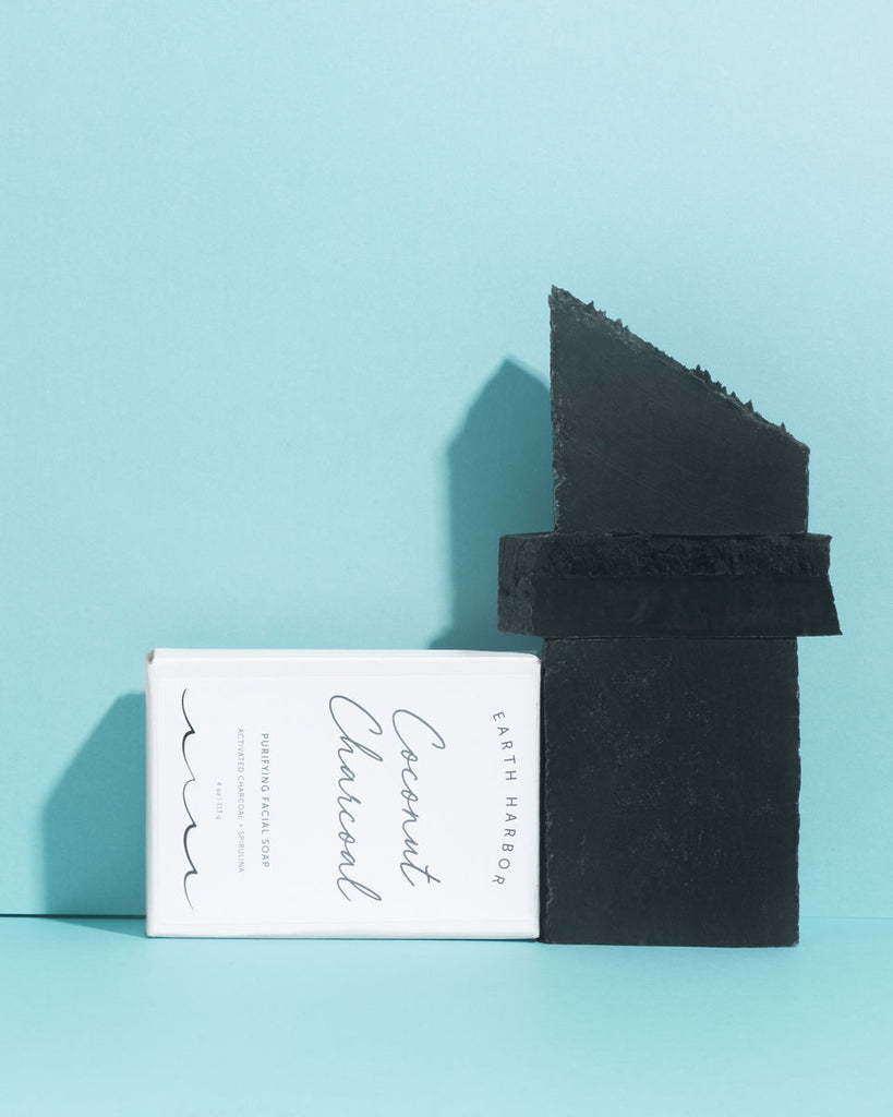 Earth Harbor COCONUT CHARCOAL Purifying Soap Bar