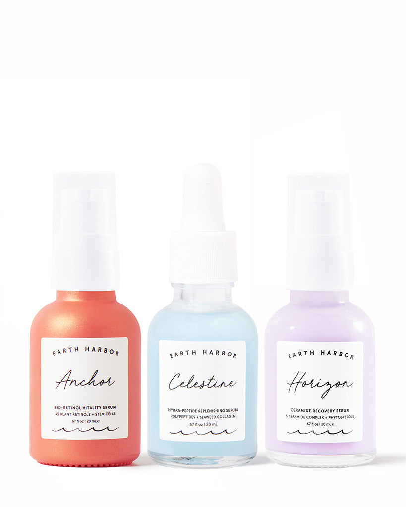 earth harbor SERUM BESTSELLERS Full-Size Set