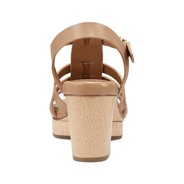 Earth Shoes Adona Fisherman Platform Sandals Medium Natural