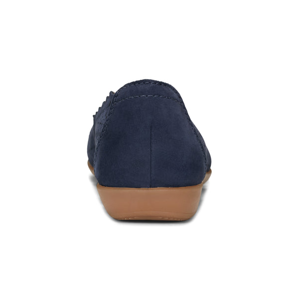 Earth Shoes Bria Round Toe Casual Slip-on Ballet Flats Dark Blue
